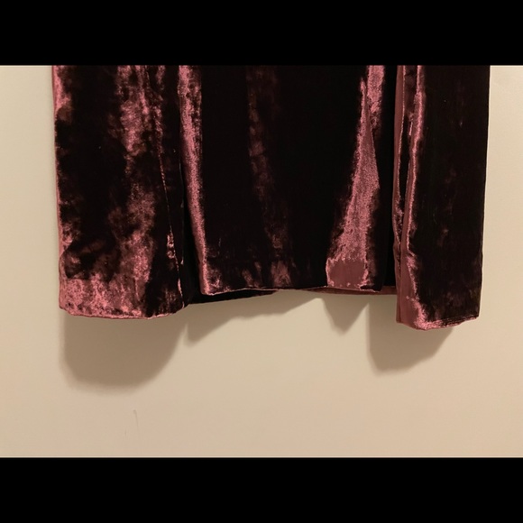 NWOT Velvet Bell Sleeve Dress - Picture 6 of 9